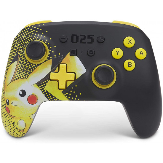 Nintendo Switch PowerA Enhanced Wireless Controller - Pikachu 025 Nintendo Switch PowerA Enhanced Wireless Controller - Pikachu 025