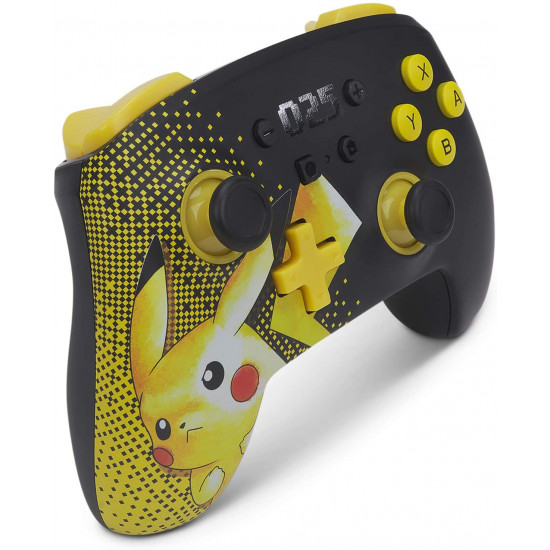 Nintendo Switch PowerA Enhanced Wireless Controller - Pikachu 025 Nintendo Switch PowerA Enhanced Wireless Controller - Pikachu 025