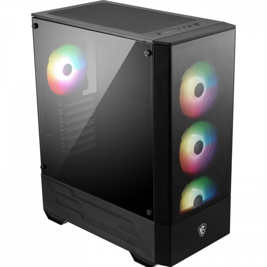 MSI MAG Forge 112 R Micro-ATX Tower Black Gaming Case MSI MAG Forge 112 R Micro-ATX Tower Black Gaming Case