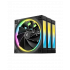 DeepCool FL12 3xFan ARGB 120mm PWM Reverse - Black