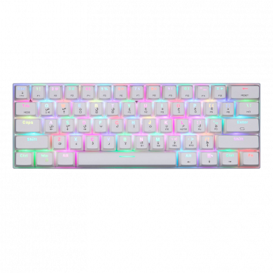 Devo Gaming Keyboard - SP60 White - Red Switch Devo Gaming Keyboard - SP60 White - Red Switch