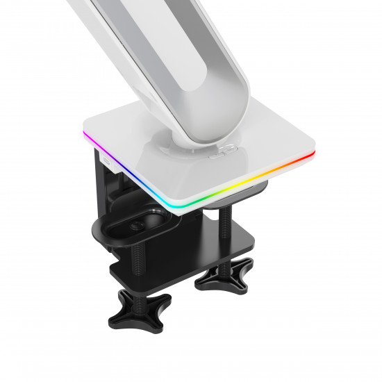 Devo Gaming Monitor Arm - 1 Monitor v3 - White Devo Gaming Monitor Arm - 1 Monitor v3 - White