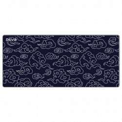 Devo Gaming mouse Pad - Cloud Dark Blue
