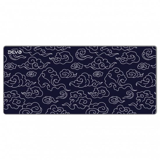 Devo Gaming mouse Pad - Cloud Dark Blue
