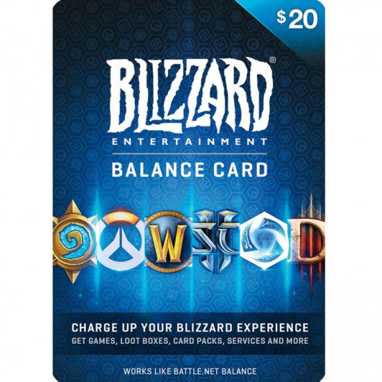 Blizzard Gift Card - $20 Blizzard Gift Card - $20
