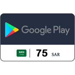 Google Play Gift Code - KSA - 75 SAR Google Play Gift Code - KSA - 75 SAR