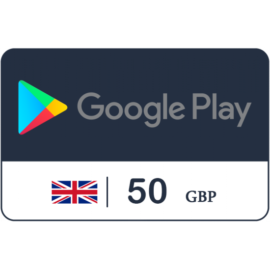Google Play Gift Code - UK - 50 GBP Google Play Gift Code - UK - 50 GBP