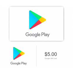 5$ - Google Play gift code - US