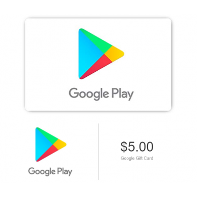 5$ - Google Play gift code - US