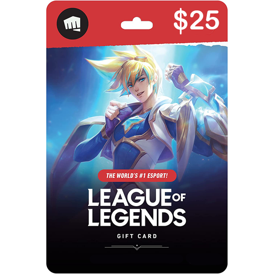 League Of Legends Gift Card - North America - $25 League Of Legends Gift Card - North America - $25