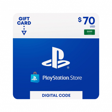 $70 - PlayStation Store Gift Card [Digital Code] - KSA