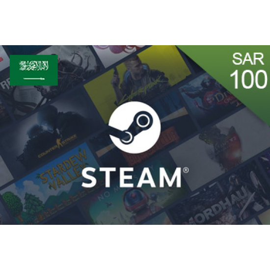 Steam Wallet Card - KSA - 100 SAR