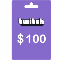 Twitch Card - $100 Twitch Card - $100