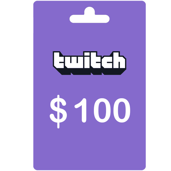 Twitch Card - $100 Twitch Card - $100