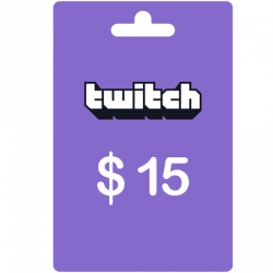 Twitch Card - $15 Twitch Card - $15