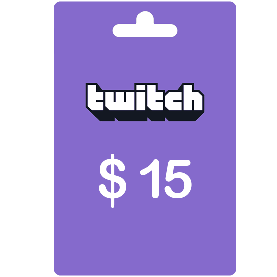 Twitch Card - $15 Twitch Card - $15