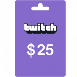 Twitch Card - $25 Twitch Card - $25