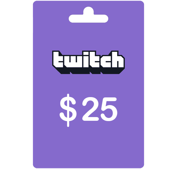 Twitch Card - $25 Twitch Card - $25