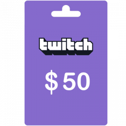 Twitch Card - $50 Twitch Card - $50