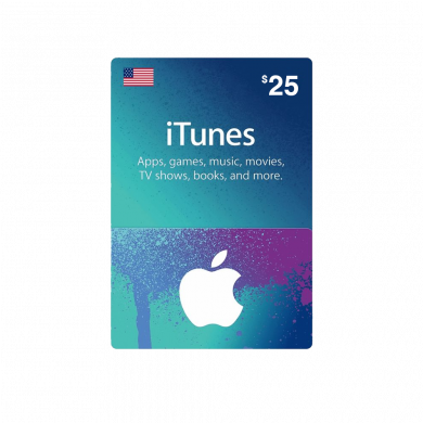 $25 - Itunes Gift Card - USA $25 - Itunes Gift Card - USA