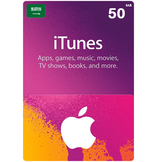 iTunes Gift Card - KSA - 50 SAR iTunes Gift Card - KSA - 50 SAR