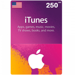 iTunes Gift Card - US - $250 iTunes Gift Card - US - $250