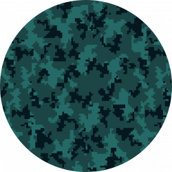 Devo Gaming Floorpad - Green Camo