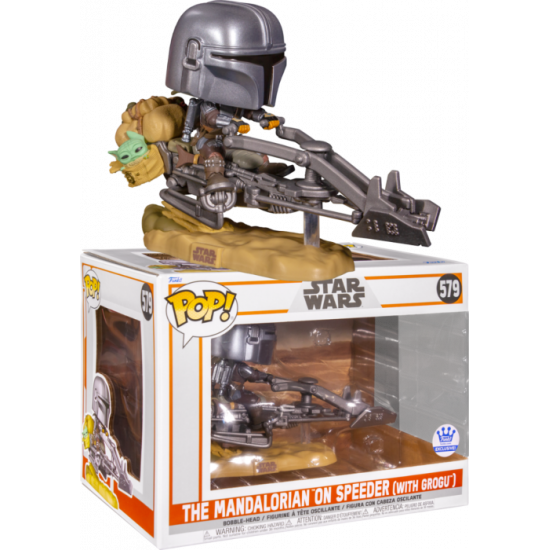 Funko Pop Ride Dlx! Star Wars: The Mandalorian On Speeder (Exc) Funko Pop Ride Dlx! Star Wars: The Mandalorian On Speeder (Exc)