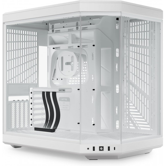 HYTE Y70 ATX Dual Chamber Mid-Tower Case - White HYTE Y70 ATX Dual Chamber Mid-Tower Case - White