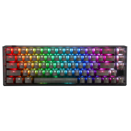 Ducky One 3 Aura Black SF Myst Black Case - Silent Red Switches Ducky One 3 Aura Black SF Myst Black Case - Silent Red Switches