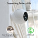 SwitchBot Outdoor Spotlight Cam 10000mAh - White SwitchBot Outdoor Spotlight Cam 10000mAh - White