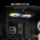 Corsair iCUE H100i ELITE 240mm LCD Display - Black