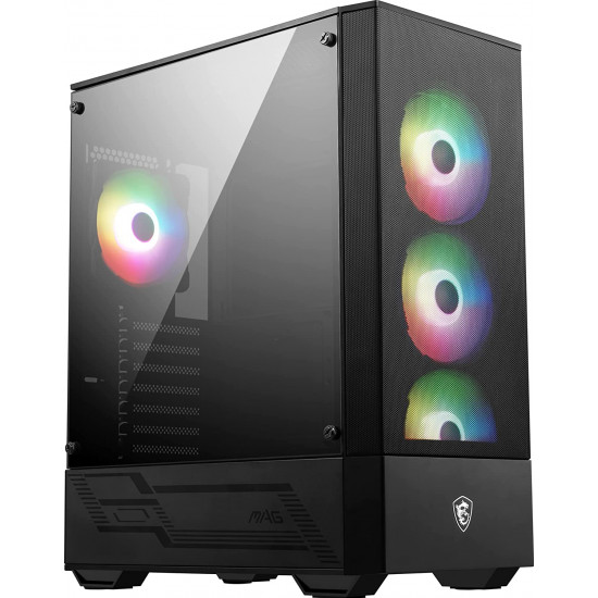 MSI MAG Forge 112 R Micro-ATX Tower Black Gaming Case MSI MAG Forge 112 R Micro-ATX Tower Black Gaming Case