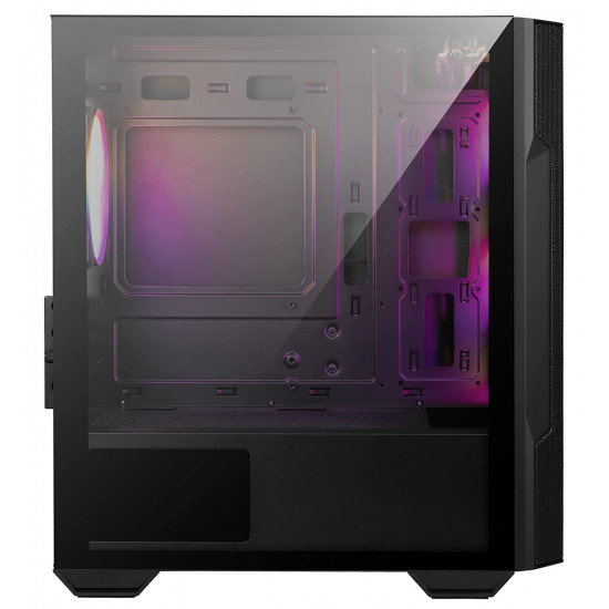  Buy MSI MAG Forge M100R Micro-ATX Tower Gaming PC Case (Black,4  x 120mm ARGB Fans, USB 3.2 Gen 1 Type-A, Tempered Glass Panel, Magnetic  Dust Filter, Micro-ATX, Mini-ITX) Online at Low