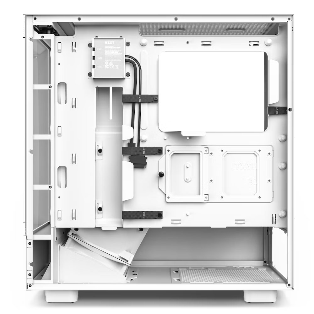 Nzxt H5 Flow Edition Atx Mid Tower - White