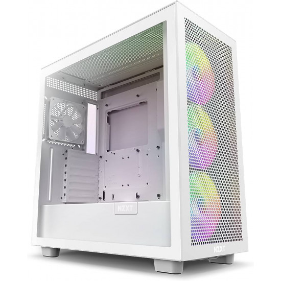 NZXT H7 Flow RGB Edition ATX Mid Tower - White
