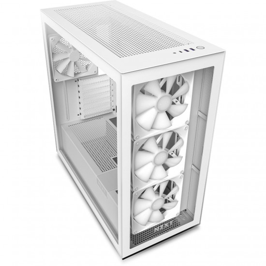 NZXT H7 Elite ATX mid tower case - White