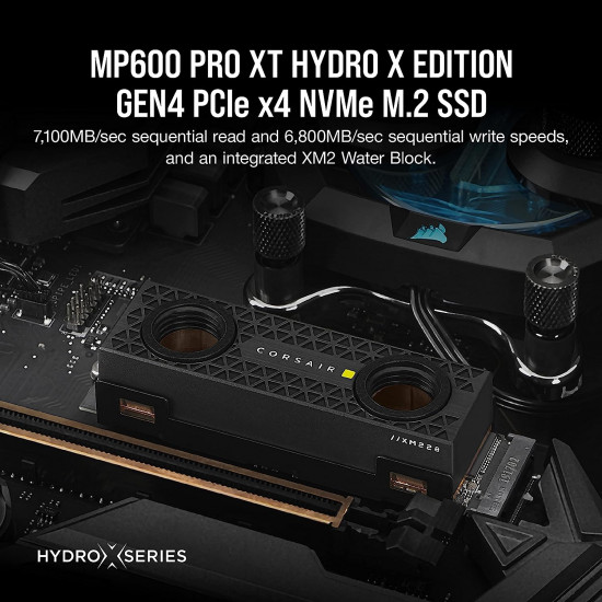 Corsair Force Series - MP600 Pro XT NVMe M.2 Gen4 Hydro edition - 2TB - Black
