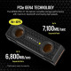 Corsair Force Series - MP600 Pro XT NVMe M.2 Gen4 Hydro edition - 2TB - Black
