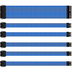 Mod Sleeve Extension Power Supply Cable Kit - Blue