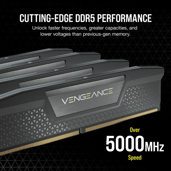 Corsair Vengeance DDR5 32gb - 6200Mhz (2x16gb) - RGB -Black