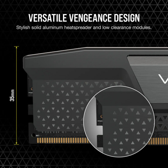 Corsair Vengeance DDR5 32gb - 6200Mhz (2x16gb) - RGB -Black