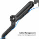 Devo Gaming Monitor Arm - 2 Monitors v2 - Black