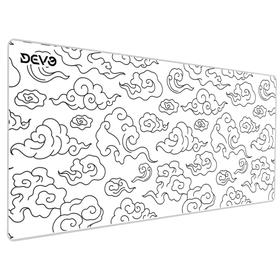 Devo Gaming mouse Pad - Cloud White Devo Gaming mouse Pad - Cloud White