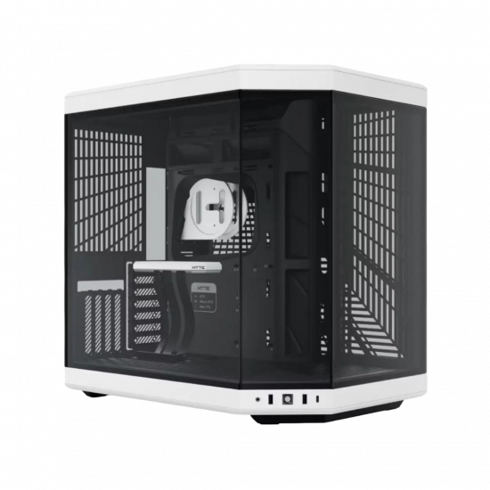 HYTE Y70 ATX Dual Chamber Mid-Tower Case - Black / White