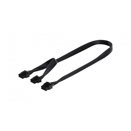 8pin to dual 6+2pin male to male for graphic card 60+20cm 8pin to dual 6+2pin male to male for graphic card 60+20cm