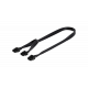 8pin to dual 6+2pin male to male for graphic card 60+20cm 8pin to dual 6+2pin male to male for graphic card 60+20cm