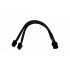 8pin to dual 6+2pin braided computer