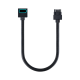 AsiaHorse Hydrus-16PIN-A 2.0 - 16PIN 50cm 12VHPWR ARGB Module Cable - A Version - Black AsiaHorse Hydrus-16PIN-A 2.0 - 16PIN 50cm 12VHPWR ARGB Module Cable - A Version - Black