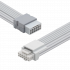 AsiaHorse PCIe 5.0 12VHPWR Sleeved Extension Cable, 16-Pin Male to 16-Pin Female, 180° Connector - White